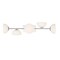 Designers Fountain Zio 36in 5-Light Polished Nickel Retro Modern Indoor Vanity Light with Etched Opal Glass Shades D270H-5B-PN - alternate 1